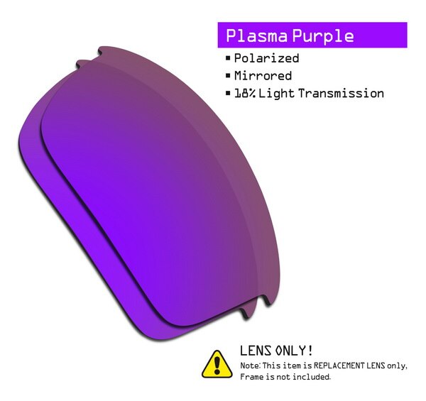 SmartVLT Polarized Replacement Lenses for Oakley Bottle Rocket Sunglasses - Multiple Options: Plasma Purple