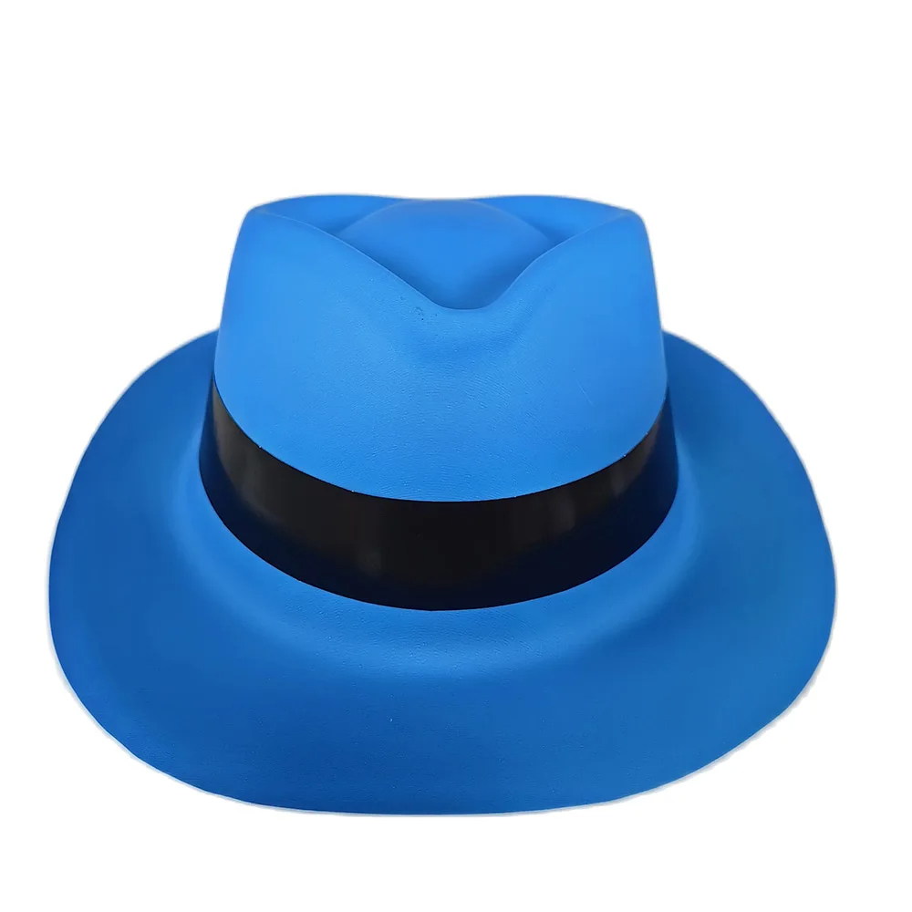 Décorations de fête à lumière UV, chapeau formel de réaction à lumière noire, gants fluorescents, lunettes en paille néon, fournitures de fête: Vert menthe