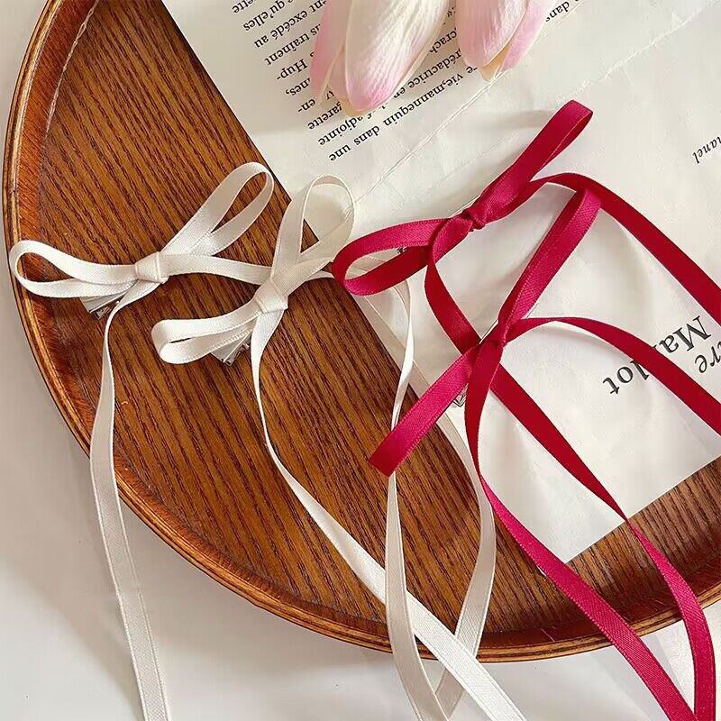 Cinta con lazo para el pelo de colores coreanos, pinzas para el pelo con lazo a la , horquillas con Clip LATERAL, diadema para mujer, accesorios para el cabello