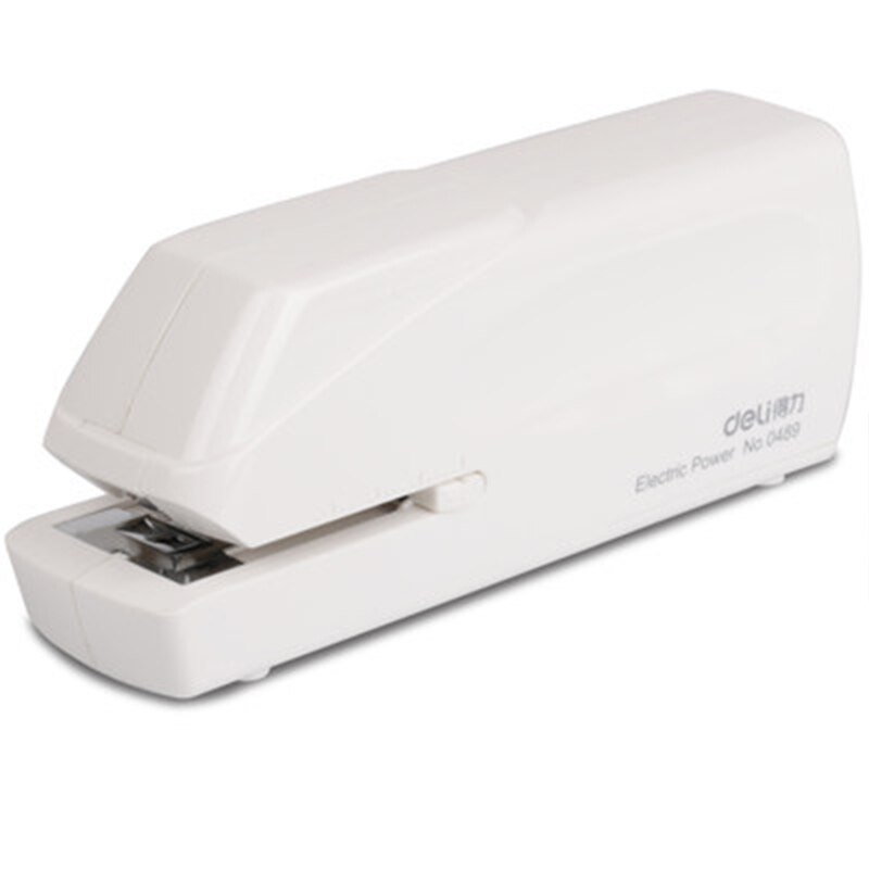 Grapadora eléctrica automática deli0489, fuente de alimentación Dual, máquina de encuadernación, suministros de papelería para oficina o escuela