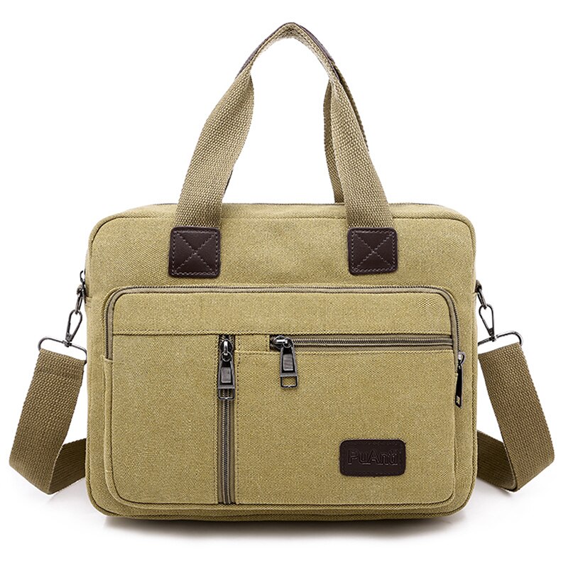 Travel Cool Canvas Bag Women Messenger Crossbody Bags Shoulder Bags Pack School Bags for Teenager: Khaki