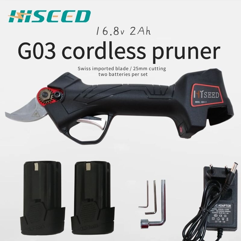 Cordless CE forged blade electric pruning scissors pruners secateurs (German imported blade)