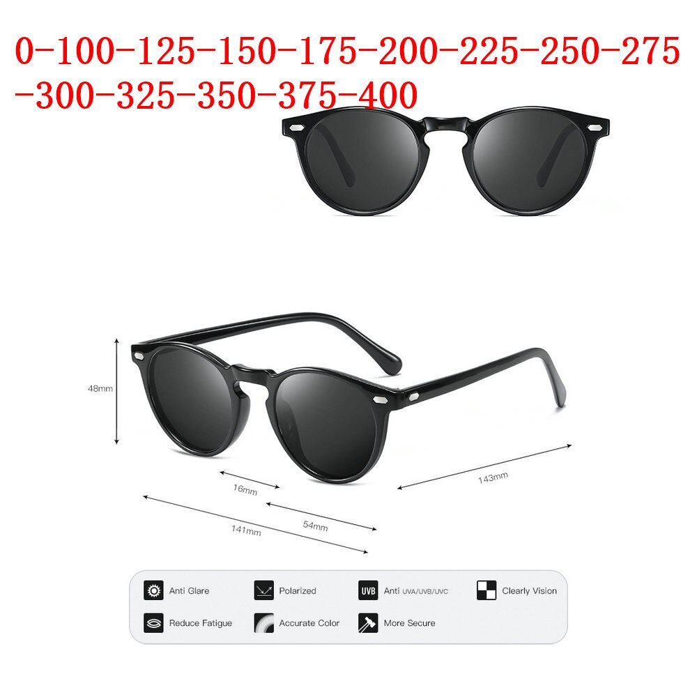 Lunettes de soleil polarisées Diopter SPH pour myopie, verres de myopie, uv400 FML,