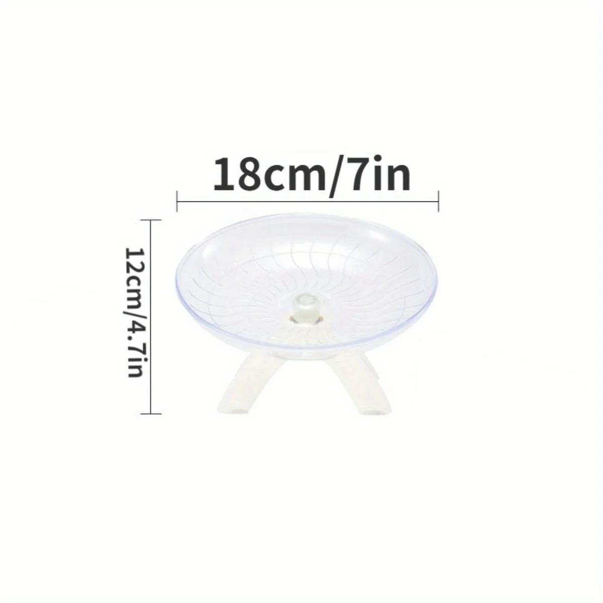 Quiet Spin Hamster Exercise Wheel - Durable, Non-Slip Running Saucer For Small Pets Like Hamsters, Gerbils & Mice