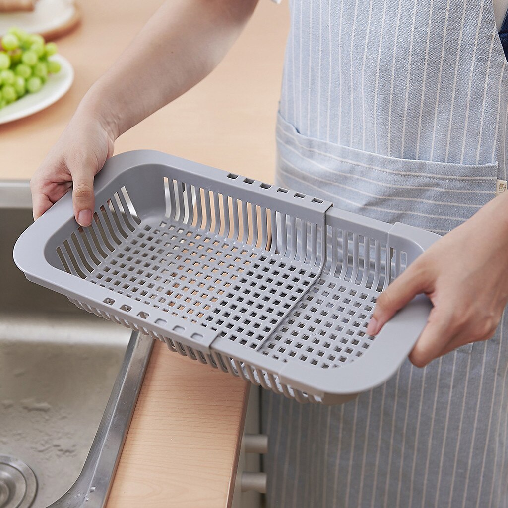 Küche Versenkbare Spüle Abfluss Korb Kunststoff Gericht Gestell Waschbecken Filter Wasser Korb Küche Spüle Zubehör Küche Abfluss Korb