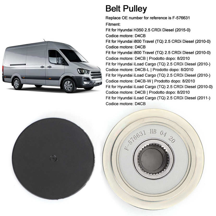 Polea de embrague de alternador, piezas del generador de coche, accesorio de coche, F-576631 compatible con piezas de Hyundai flexplats