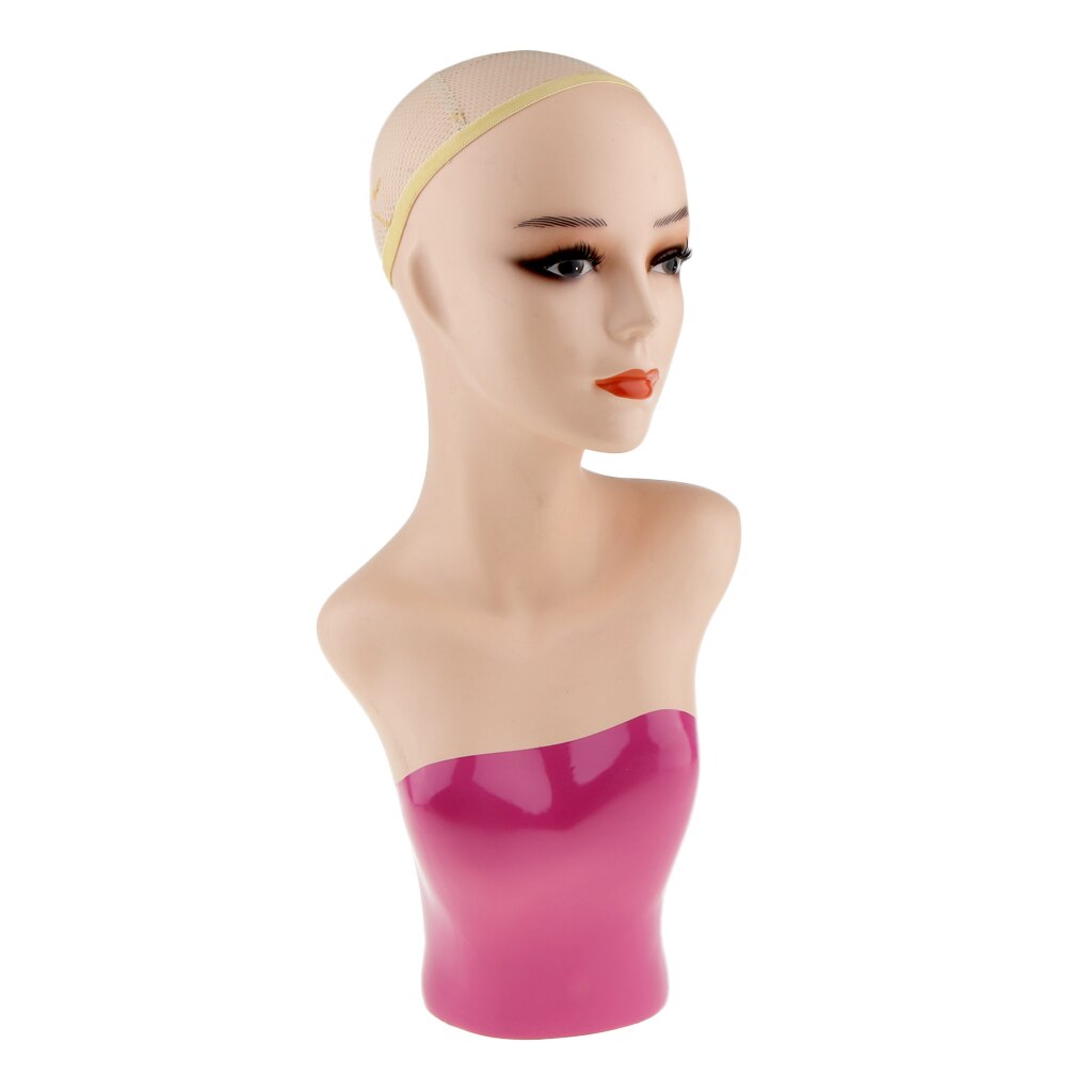 Vrouwelijke Mannequin Hoofd Buste Voor Ketting Pruiken Sieraden Hoed Cap Display