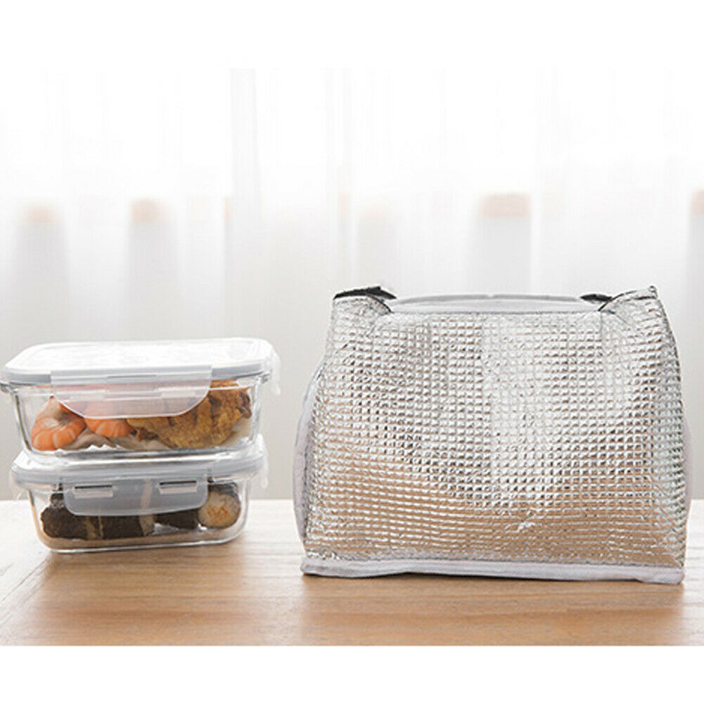 neueste Heiße Mittagessen Tasche für Frauen Männer Thermische Isolierte Lunchbox Thermos Tote Picknick Lebensmittel Tasche Wasserdicht tasche