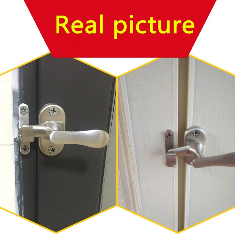 Small Sizes Stainless Steel door bolt elastic pin button toilet room Security Home Safety Gate Door Bolt Latch Lock
