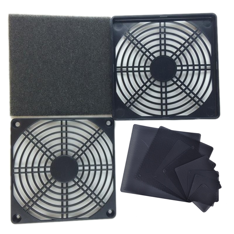 Pc Case Cooling Fans Magnetische Stof Filter Mesh Net Cover Voor Pc Case Cooling Fan Nieuw