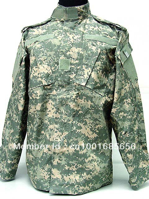 British woodland Camo AT AT FG ACU Digital Camo BDU Uniform Shirt Pants: ACU / S