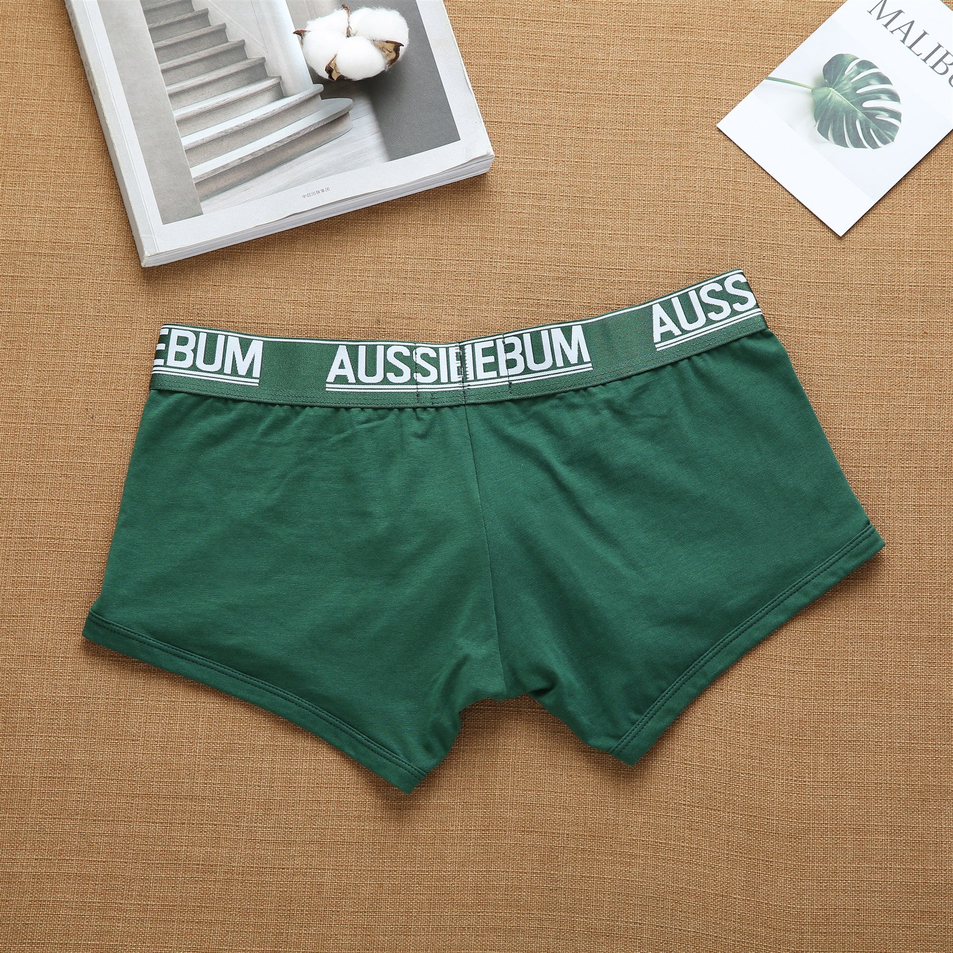 Aussiebum – Boxer en coton pour homme, sous-vêtement Simple, confortable, respirant et extensible