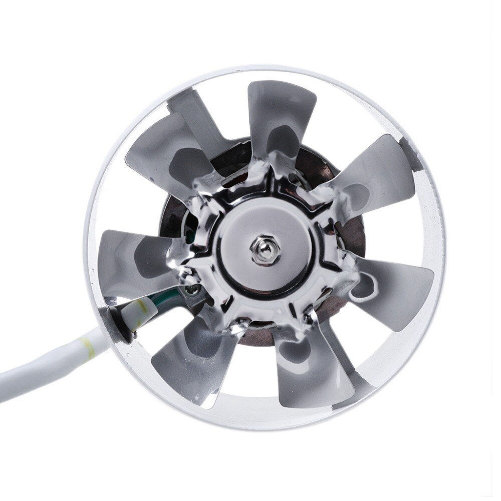 2800R/Min Duct Booster Vent Fan Metal 220V 20W 4 Inch Inline Ducting Fan Exhaust Ventilation Duct Fan Accessories
