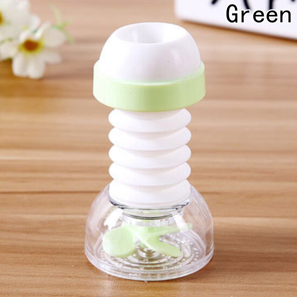 Thuis Extension Kraan Splash Douche Tap Water Filter Keuken Een Mondstuk Kraan Water Kids Kraan Extender: Green