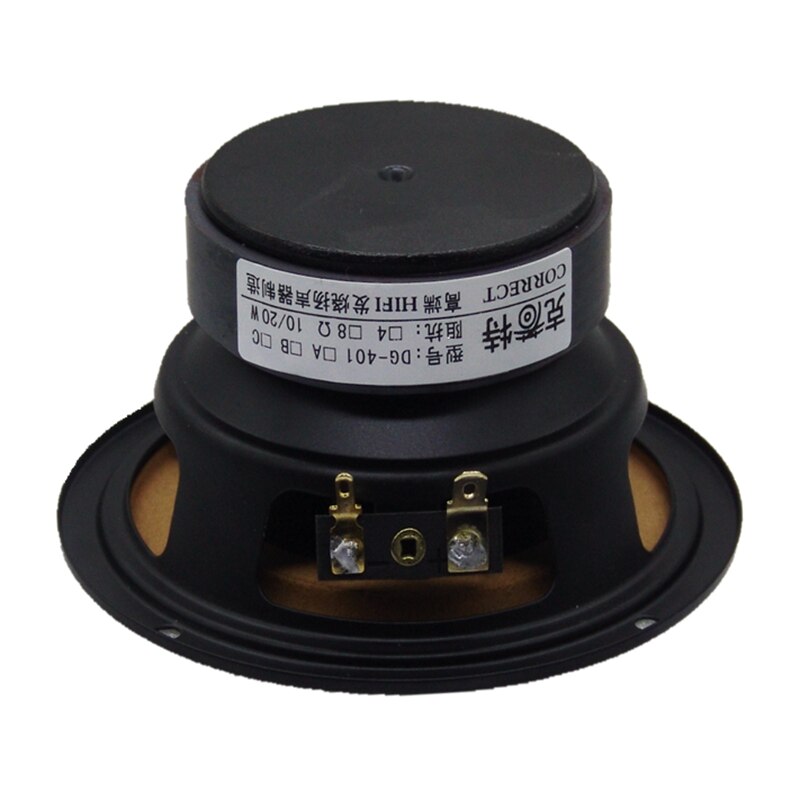 1Pieces CORRECT 4-Inch 401 Full-Aange Speaker High School Bass Fever Speaker HIFI Unit 20W High Power 4-8 Ohm Optional
