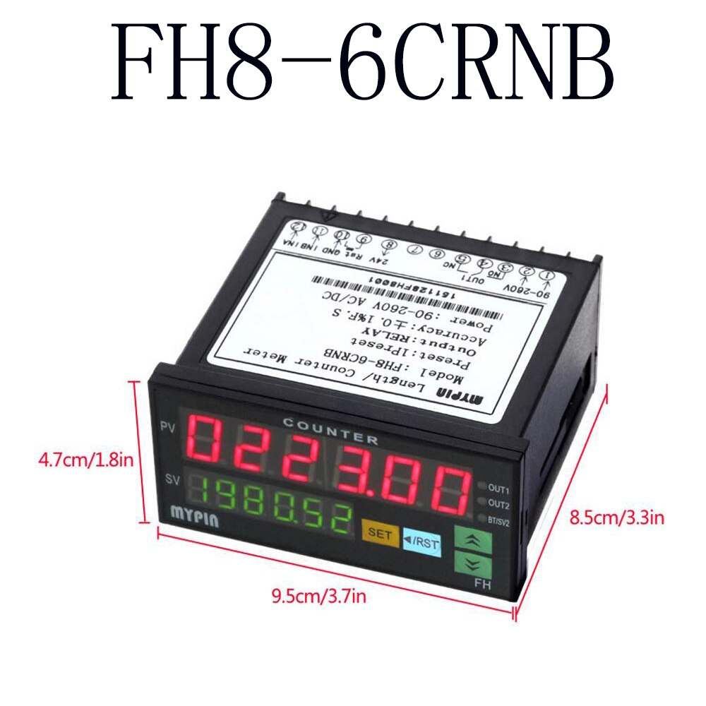 Contador Digital de 4/6 bits, herramienta de taller de FH8-6CRRB, FH4-4CRNB, FH8-6CRNB, FH7-6CRNB, FH8E-6CRNB, FH8-6CRNB, juego de HH4-4RN