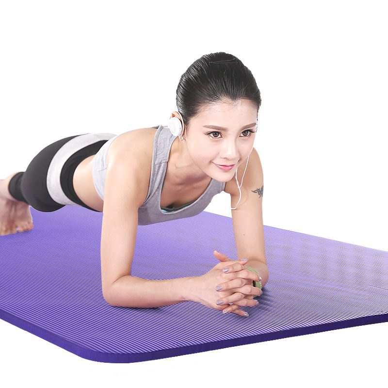 Kaload 61cm yogamattor halkfria tjocka skummande utomhus inomhus sport träning fitness matta gå ner i vikt vattentät matta
