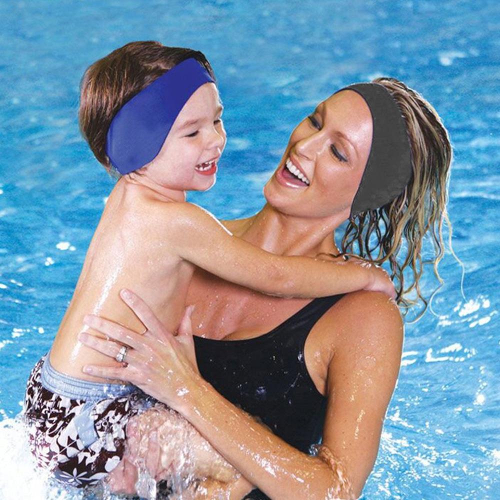 Bandeau de natation en néoprène pour femmes, hommes, enfants adultes, bandeau de natation, protection de l'eau, équipement, bandeau de tête ,