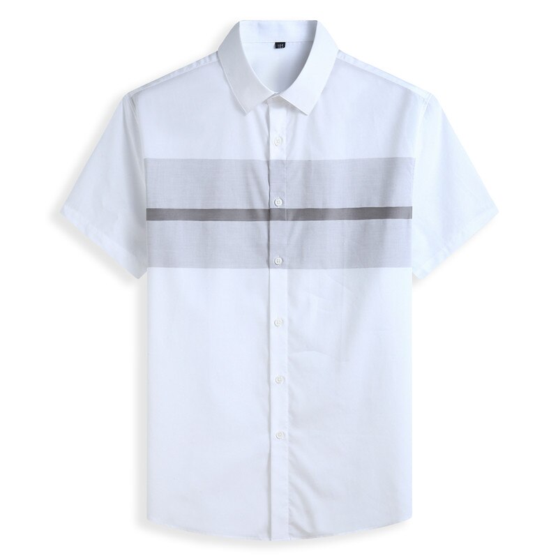 Plus koko 5xl 6xl 7xl 8xl miehet 100%  puuvillapaita kesä rento väljä lyhythihainen paita miesten merkki: Valkoinen / 6xl or 205