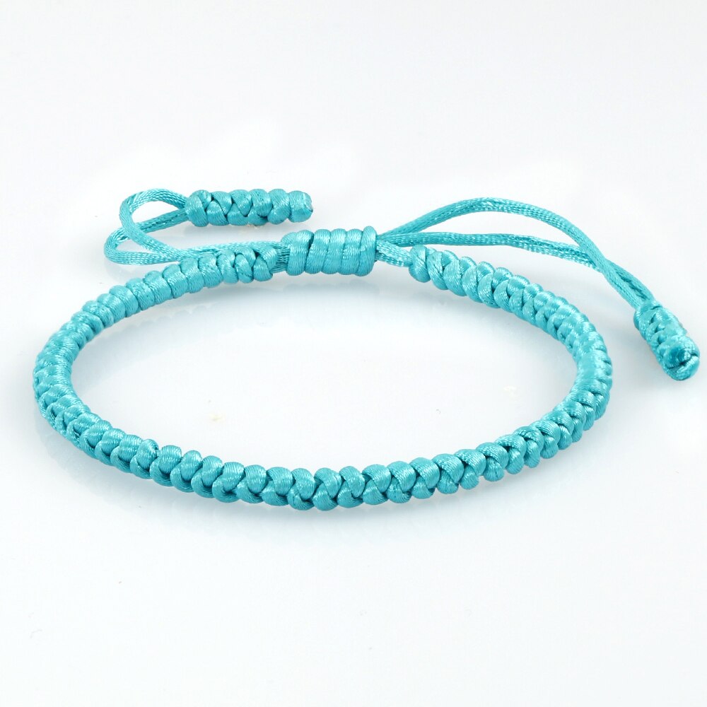 19 Colors String Braided Bracelet Men Women Handmade Tibetan Bracelets Bangles Lucky Rope Thread Prayer Jewelry Friendship: Style 12
