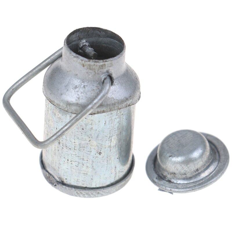 1/12 Dollhouse Miniatuur Melkkan Met Deksel Fles