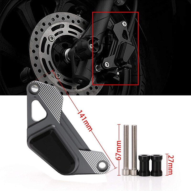 Pinza de disco delantero CNC para motocicleta, Protector de freno Brakecaliper, accesorios de cubierta para Honda PCX125 PCX150 2004