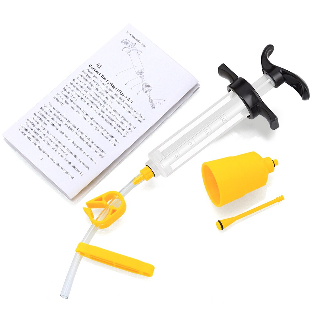 Universal Bicycle Hydraulic Disc Brake Oil Bleed Kit For Shimano Magura Tektro Sram Mula Hayes Bike Brake Repair Tools: Simple Bleed Kit