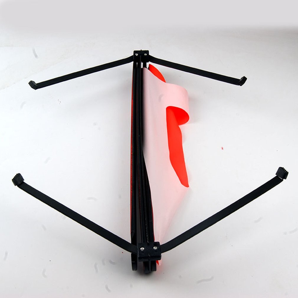 Automobile Triangle Warning Sign Tripod Vehicle Reflective Parking Sign With High Density Hexaprism Structure