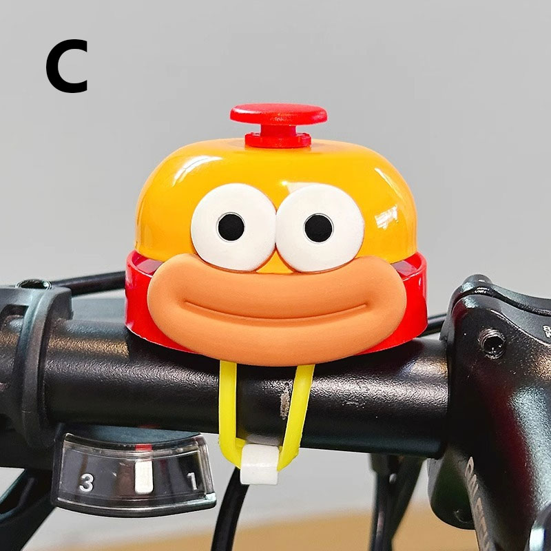 Xunting Bike Bell Cute Cartoon Horn MTB Road Bikes Children's Scooter Road Bike Bell Easy Installation: Red
