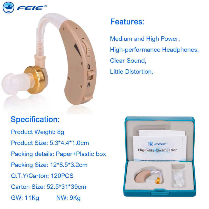 Audifonos Hearing Aid Digital Sound Amplifier Air Conduction Wireless Headphones for Deaf Elderly Ear Care Hearing Aids