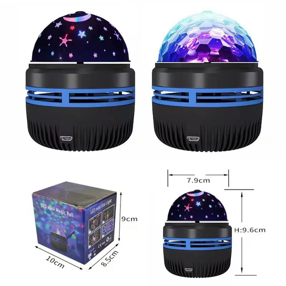 Galaxy Star Projector 5V USB Light Led Lamp Automatic Rotate NightLights for Bedroom Party Game Room Decor Bedroom