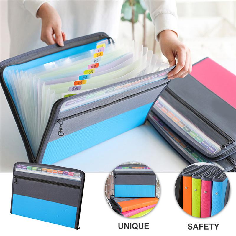 13 Zakken Map Multi-layer Document Map A4 File Organizer Voor School