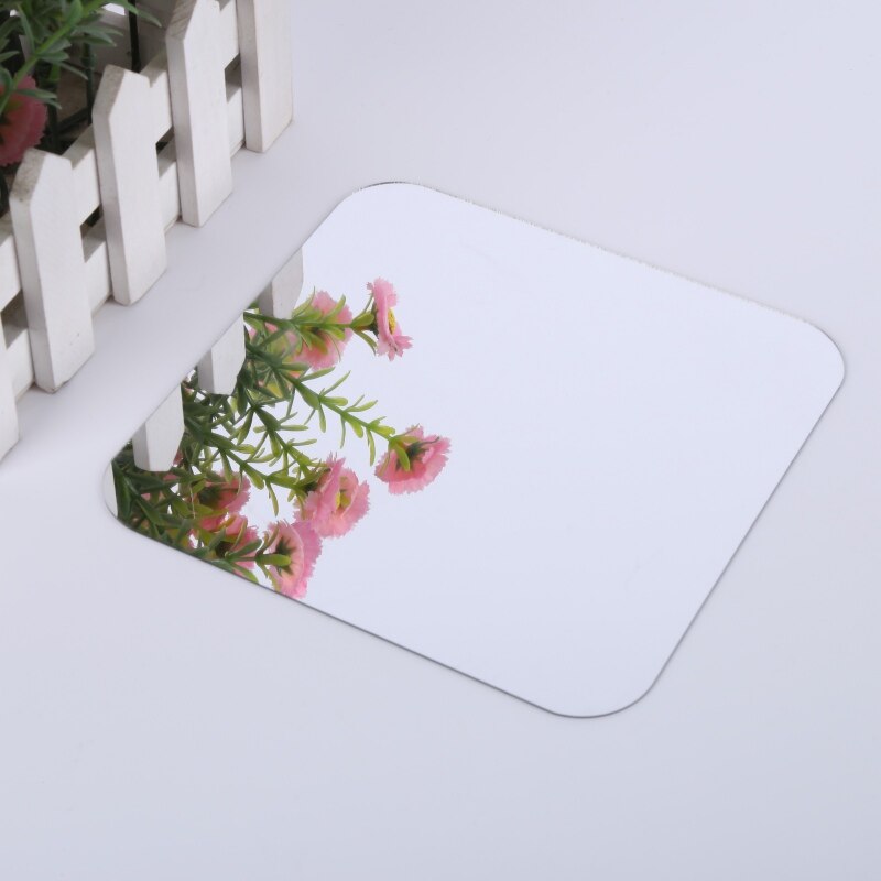 6 Pcs Square Mirror Tile obtuse Angle Wall Stickers 3 d sticker Decal Mosaic Home Room Decoration DIY For Living Room Porch