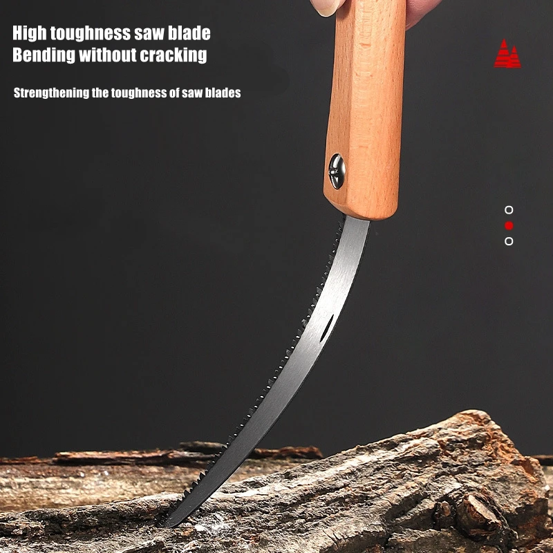 Draagbare mini-handzaag Antislip houten handvat Trek opvouwbare zaag Flush Cut Trim Saw voor handzaag Houtbewerking Kunststof snijgereedschap