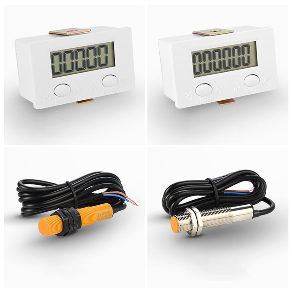 Magnetic Induction LCD Digital Display Counter 0-99999 Industry Magnetic Proximity Sensor Switch Reciprocating Rotary