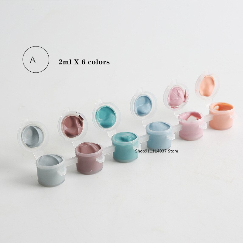 6 farben einstellen Keramik Pigment Kunst Unterglasur Jingdezhen keramik Gemalt malerei Pigment Mittel temperatur backen farbe XJ47