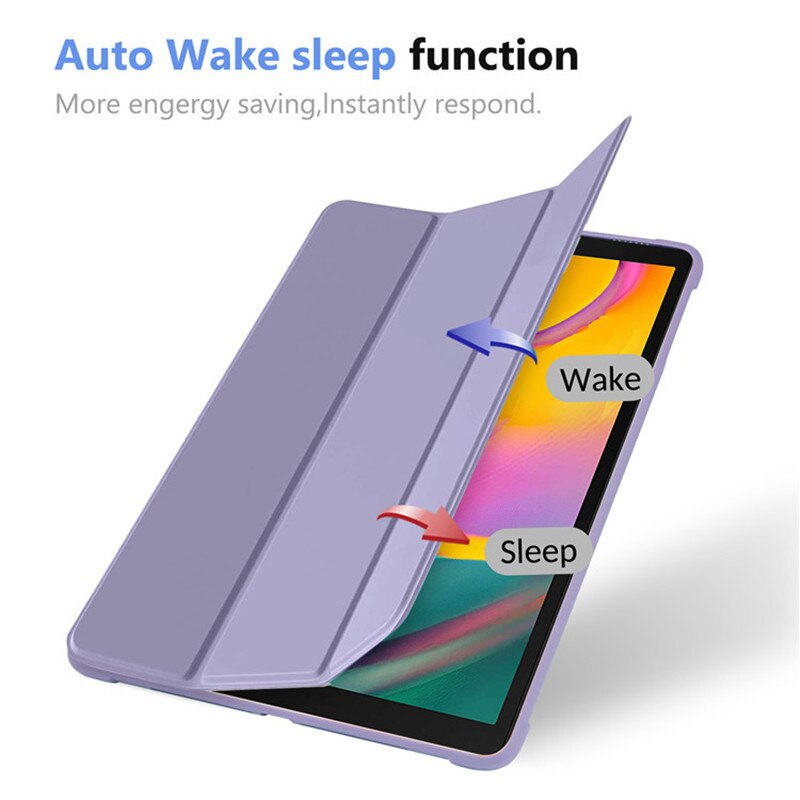 Case for Samsung Galaxy Tab A 10.1 SM-T510/T515 Tablet Adjustable Folding Stand Cover for Samsung Galaxy Tab A 10.1 Case