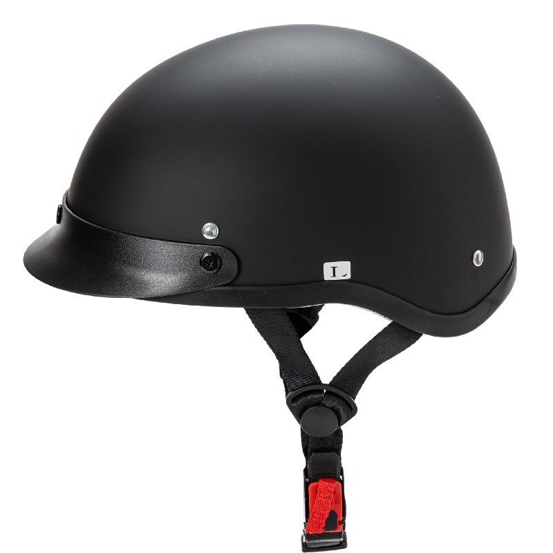 DOT approved motobike helmet half face helmet ABS shell for man and woman: Clear / M