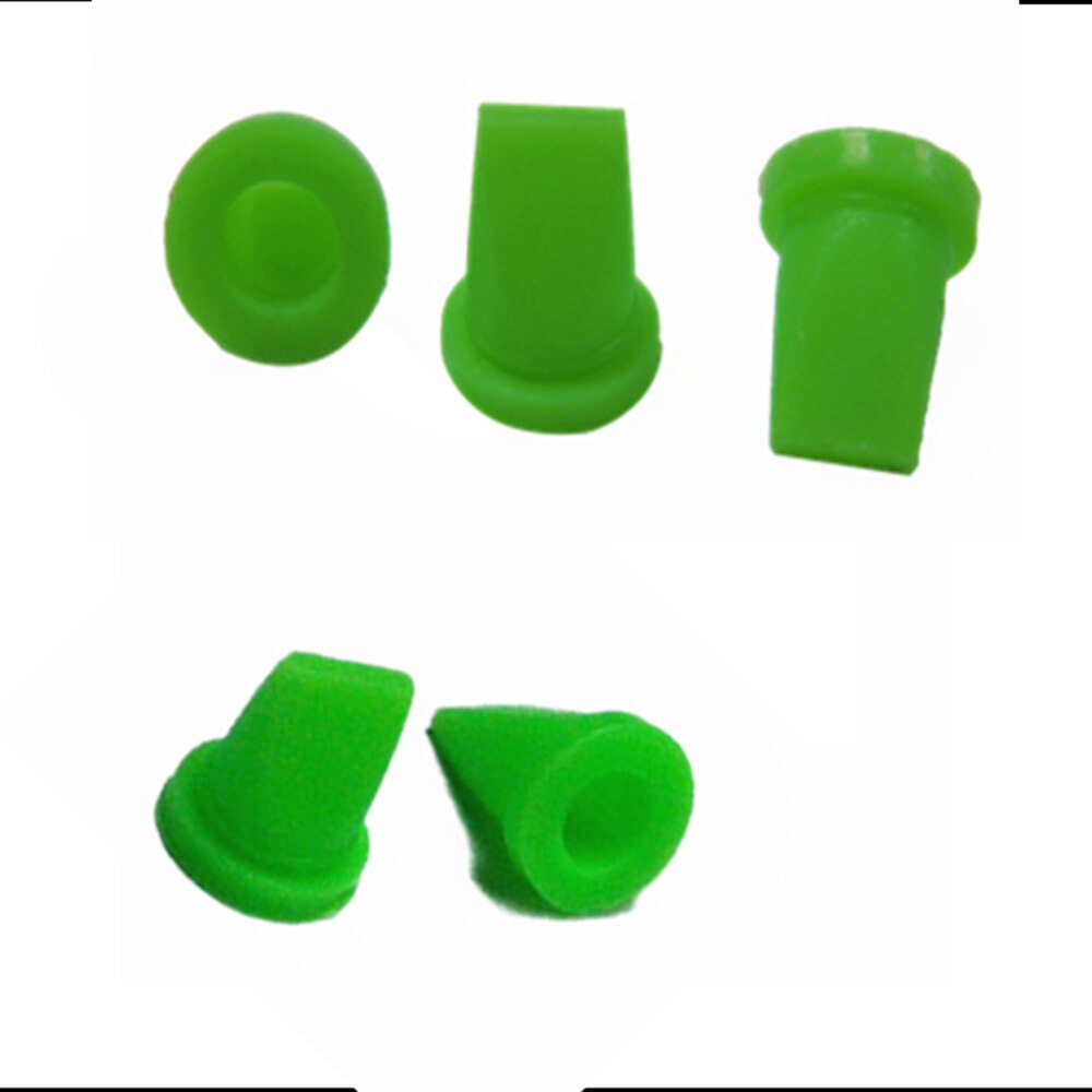 10 Pieces Green 6.3*3.3*7.3MM Silicone Duckbill Valve One-way Check Valve for Liquid and Gas Backflow Prevent