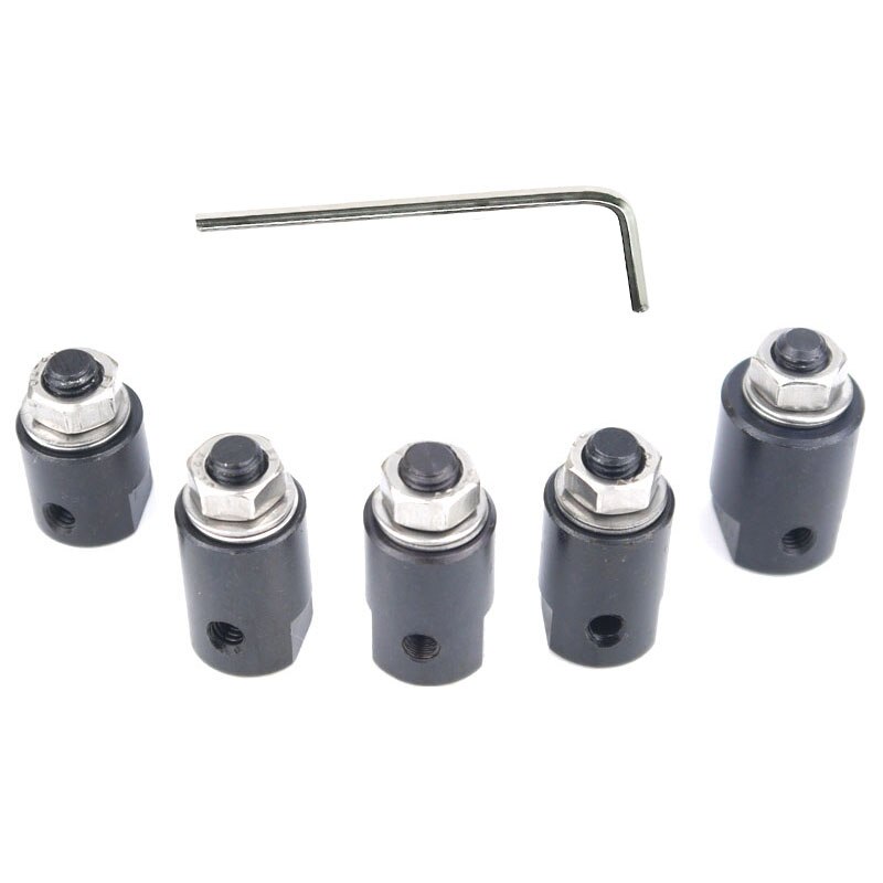 1pcs M6 Motor Shaft Adapter Saw Blade Coupling Joint Connector Chuck Coupler Sleeve Steel