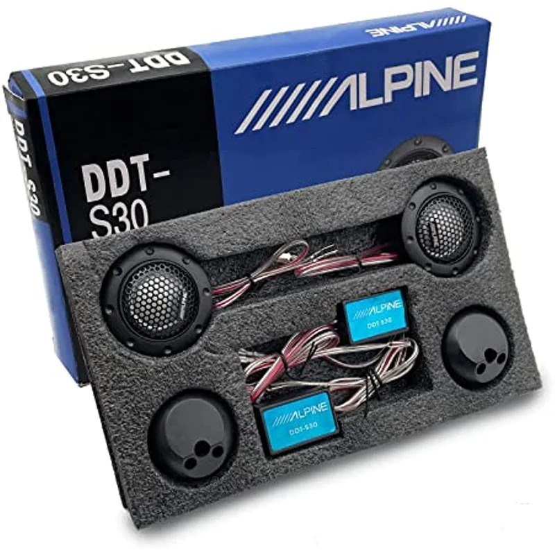 DDT-S30 Auto Tweeter 12-24V Krachtige Auto Audio Speaker Auto Kleine Speaker Set voor Auto Audio Modificatie Speaker