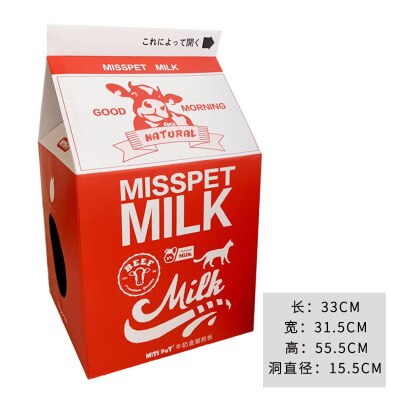 Melk Doos Kat Huis Kat Doos Nest Kat Krasraad Grinder Klauw Slijtvaste Supplies Pet Kat Slaap Spelen bed