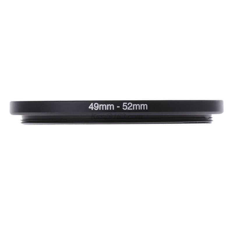 49mm à 52mm métal pas à pas anneaux adaptateur d'objectif filtre caméra outil accessoires