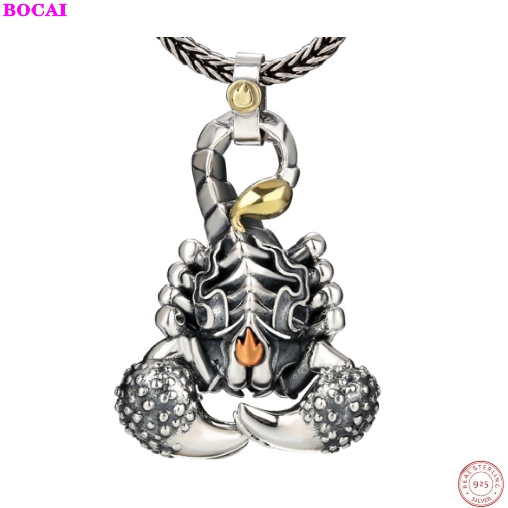 S925 Sterling Zilver Schorpioen Hanger - Thaise Zilver Dominerende Trend Hanger voor Heren & Dames