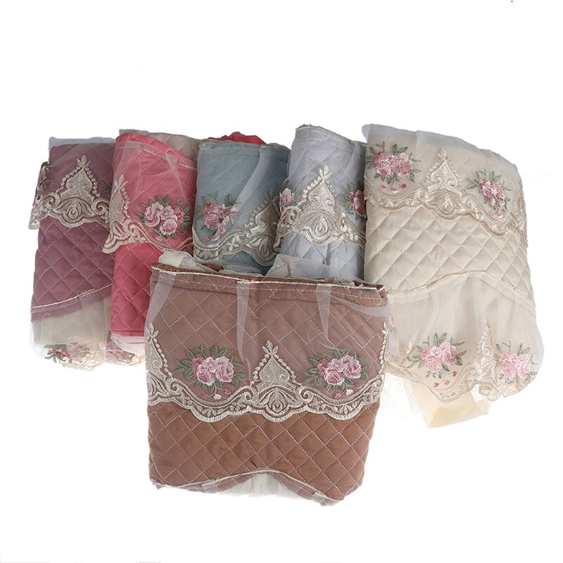 Lace Ruffle Floral Washing Machine Dust Cover Protection Front Durable Soft Home lace proof Case Washing Machine Protective Dust