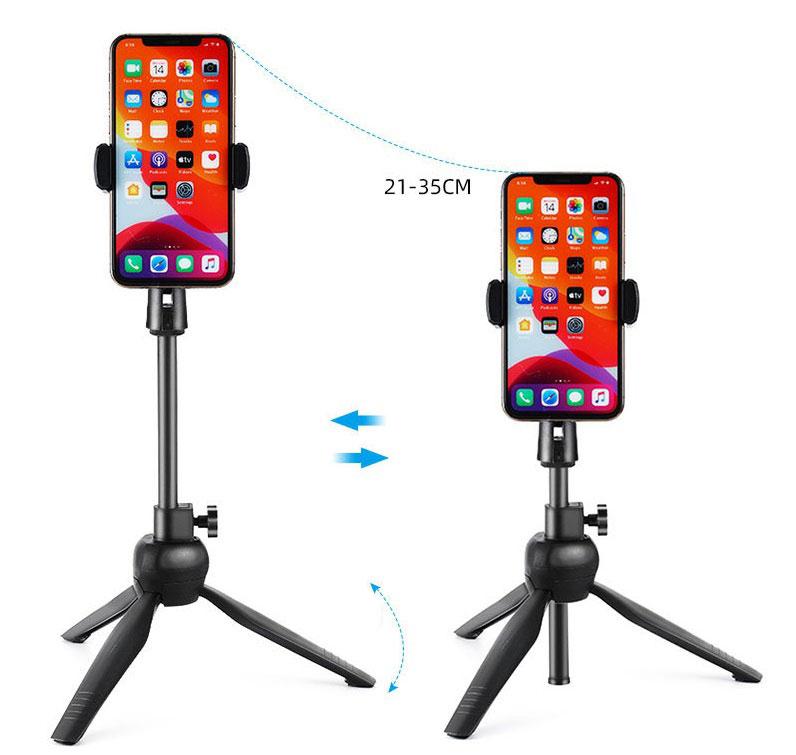 Universal Selfie Stick Live Tripod Monopod Selfie Stand Pod Tripe Mount Clip for Gopro Smartphone SLR Camera