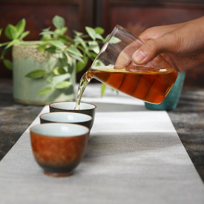 Japanese Household Ceramic Travel Tea Set Tea Infuser Home Office Porcelain Teapot Set Teacups with Portable Bag