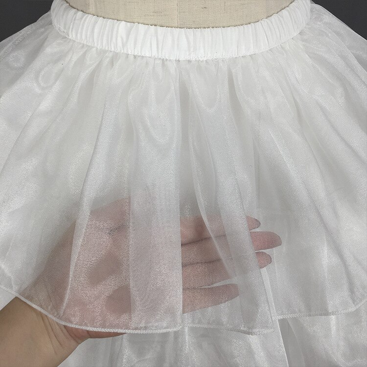 Sweet 3 Hoops Lolita Petticoat Puffy Short 3-way Underskirt Cosplay Pettiskirt for Adult