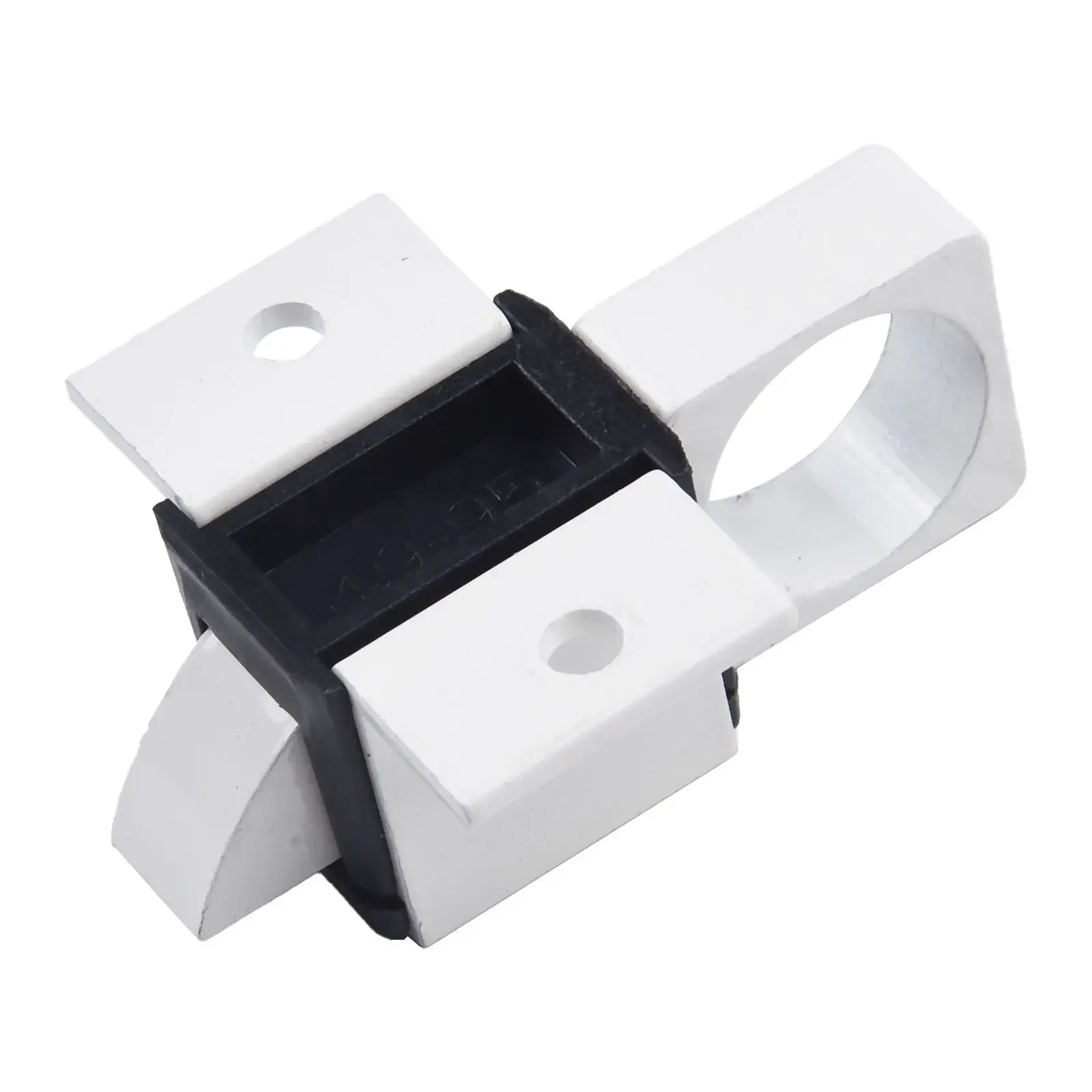 Türriegelriegel, Aluminiumlegierung, schwarz/weiß, für Fenster, Tor, Sicherheit, Zugring, Feder, Bounce, Türriegel, automatisches Riegelschloss