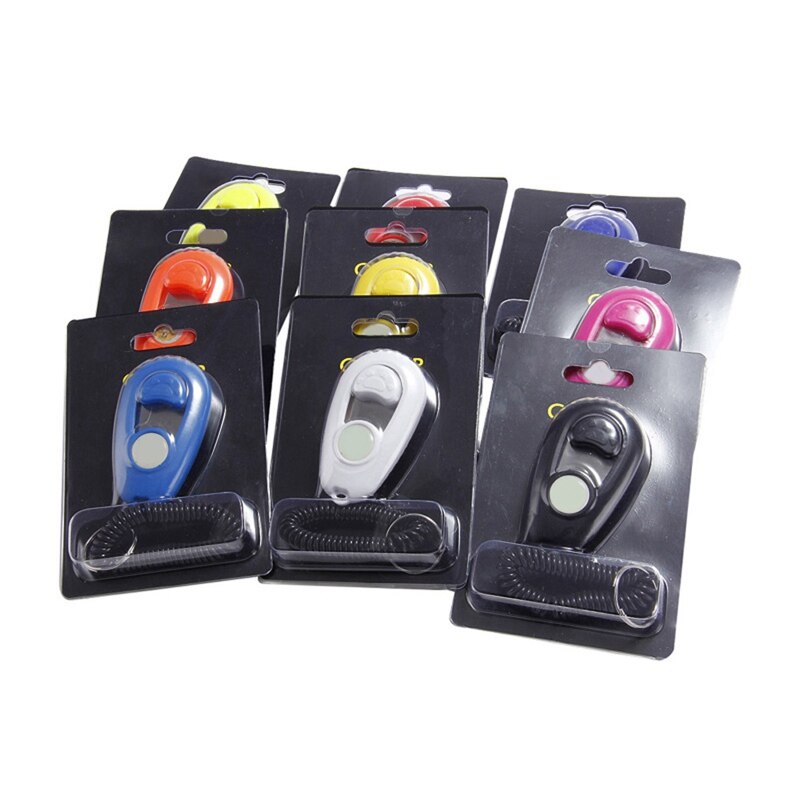 Pet Puppy Kat Grappige Training Tool Training Fluiten Clickers Met Strap Verschillende Frequentie Training Clickers Pet Speelgoed Voor Puppy